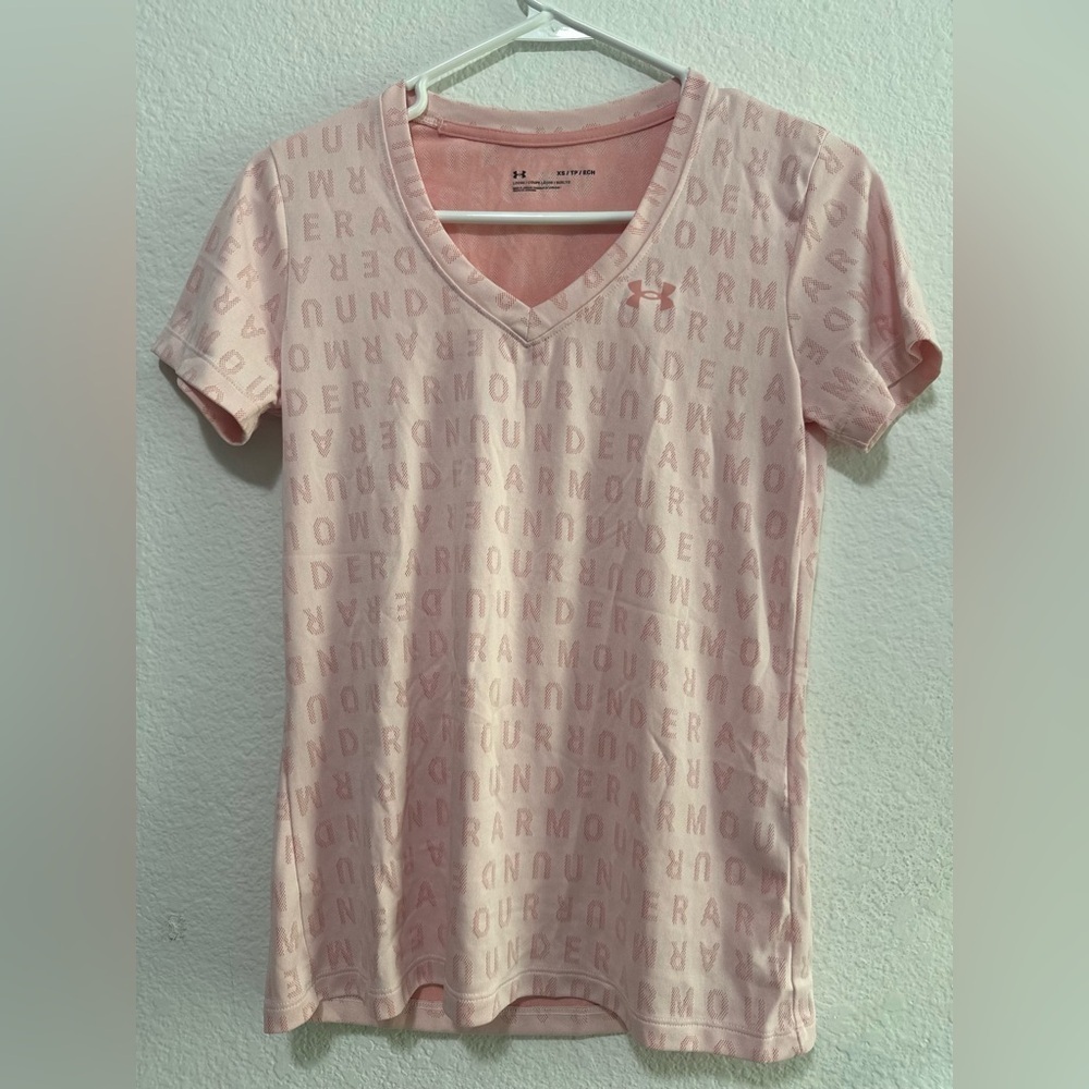 Under Armour Pink Short Sleeve Tee size XS